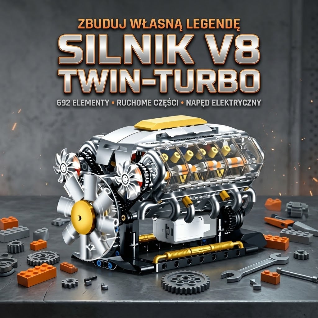 Turbio™ -  Silnik V8 Twin-Turbo